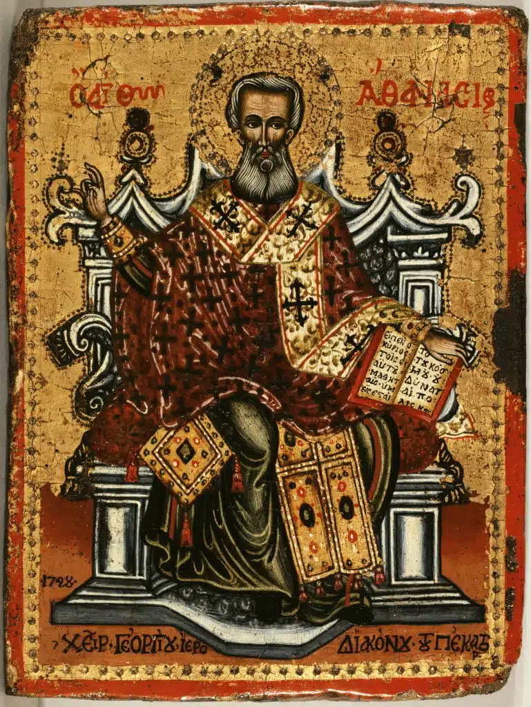 Saint Athanase - icône dans le domaine public